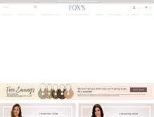 Tablet Screenshot of foxs.com